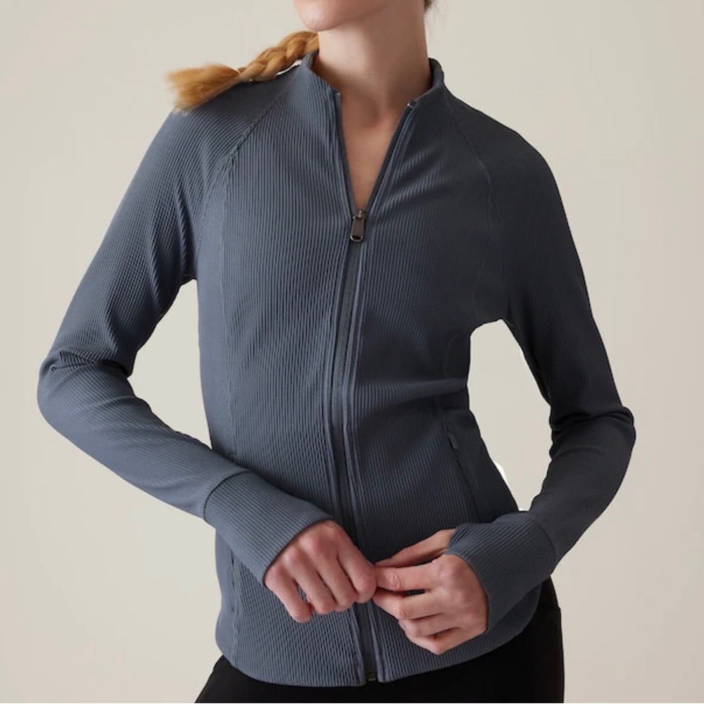 Athleta Salutation Ribbed Jacket